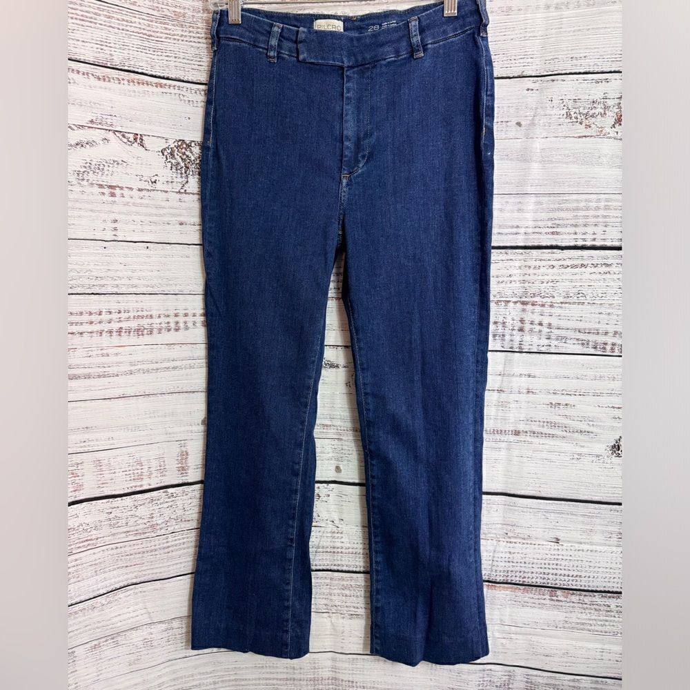 Anthropologie Pilcro Jeans Womens Size 28 Bootcut  ‎ Denim Blue cotton Blend